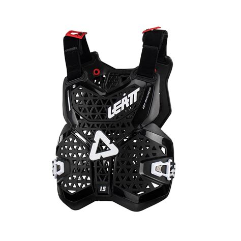 2023 Leatt Chest Protector 1 5 Black White AOMC Mx