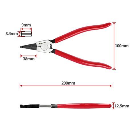 Speedwox 8 Inches Lock Ring Pliers For Removing Installing Gearshift