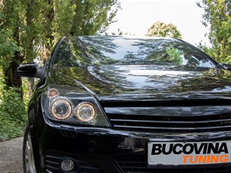 Faruri Angel Eyes Compatibile Cu Opel Astra H 04 09 Bucovina Tuning