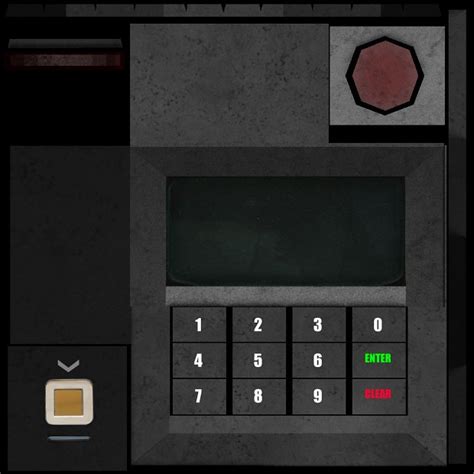 Keypad Texture Image Scpcb V01 Remake In 1311 Mod For Scp