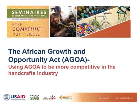 6 The African Growth And Opportunity Act AGOA PPT