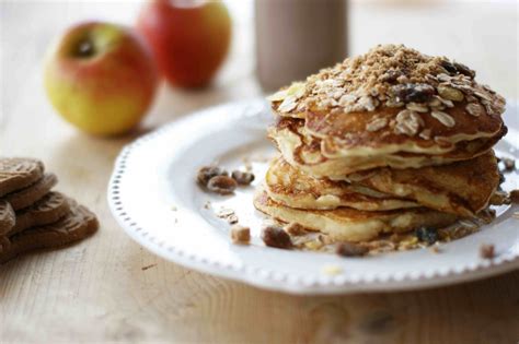 Apfel Spekulatius Pancakes Fluffig Fruchtig Ganz Leicht