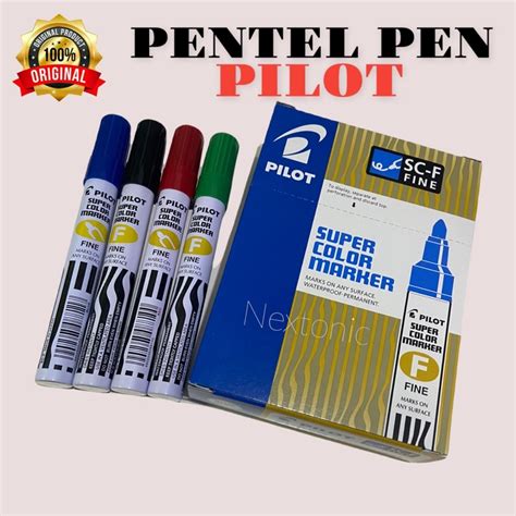 Original Pilot Pentel Pen Assorted Color Fine Permanent Sold Per Pc