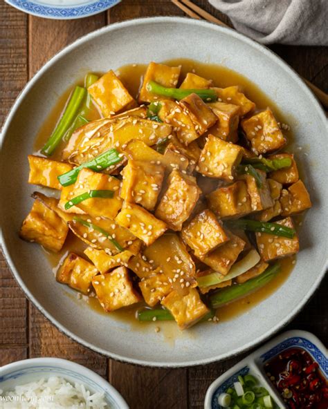 The BEST Flavor Dish You Need Ginger Miso Tofu WoonHeng