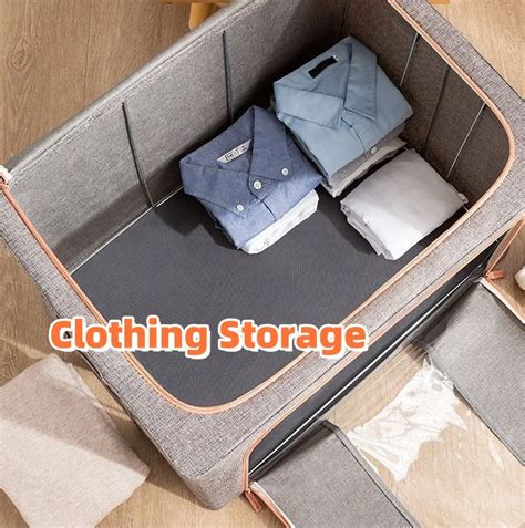 Hot Sale Fabric Storage Bag Cotton Linen Factory Large Collapsible Foldable Fabric Storage Bins ...