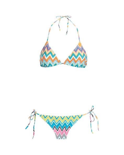 Missoni Zigzag Bikini In Blue Lyst