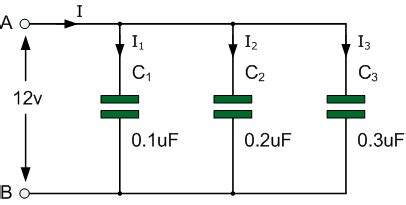Rangkaian Kapasitor Lengkap