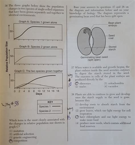 Living Environment Regents Questions And Answers Living Envi