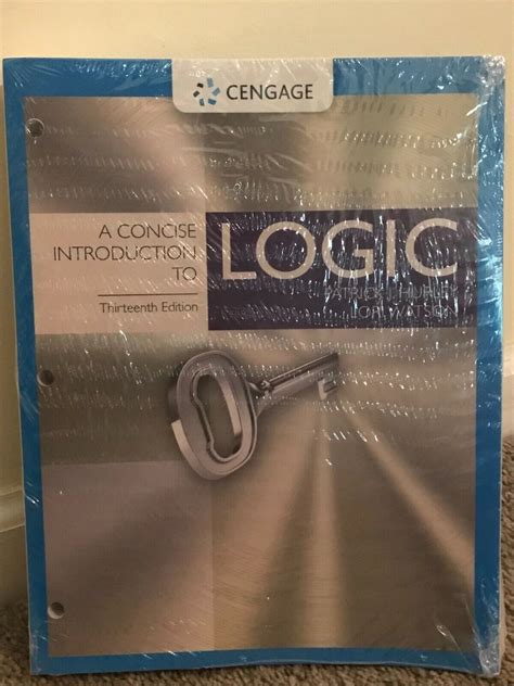 A Concise Introduction To Logic 13th Edition By P J Hurley And Lori