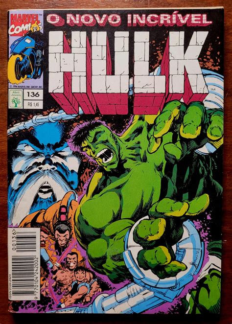 O Novo Incrível Hulk Nº 136 Editora Abril Outubro 1994 HQ Gibi