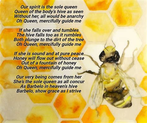 Queen Bee Unseen Gnostic Kyrielle Poem Inspired By Senecas Letter