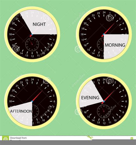 Morning Afternoon Evening Night Clipart | Free Images at Clker.com - vector clip art online ...