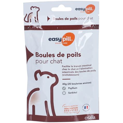 EASYPILL CHAT BOULES DE POILS Boulette appétente aliment