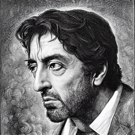 Al Pacino By Gustave Dore And William Blake Stable Diffusion Openart