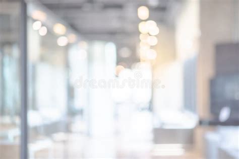 Abstract Blurred Office Interior Background Stock Image Image Of