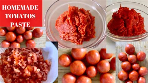 Easy Ways To Make Tomatoes Paste Homemade Tomatoes Paste Youtube