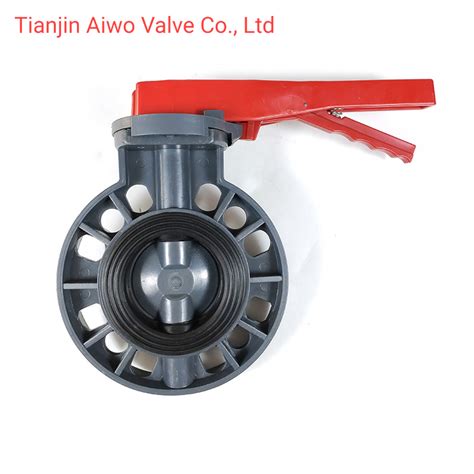 High Quality Plastic Epdm Seat Butterfly Valve Pvc Upvc Butterfly Valve