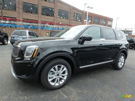 Ebony Black 2020 Kia Telluride Lx Awd Exterior Photo 133480696