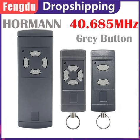 Hormann Mhz Hsm Hsm Hse Garage Door Remote Control Handheld