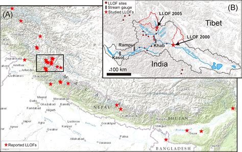 Sutlej River Map