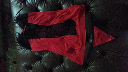 Eternatastic Women S Lace Lingerie Set Babydoll Underwear Red At Amazon Womens Clothing Store