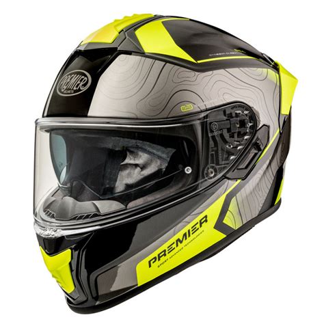 Full Face Helmets Premier Evoluzione DK Y Gun Neon Full