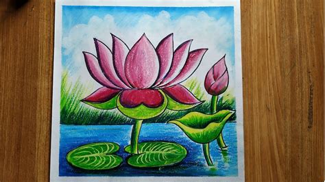 How To Draw A Lotus In Easy Step By Stephow To Draw Lotus Flower With