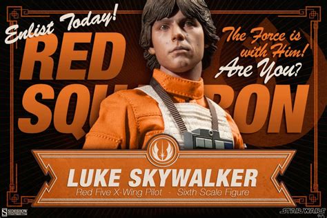 Star Wars Luke Skywalker Red Five X Wing Pilot Sixth Scale Figure