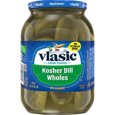 Vlasic Pickles Kosher Dill Wholes Oz Instacart