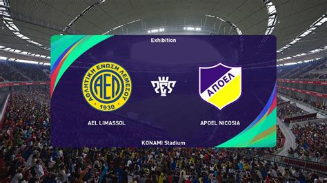 AEL Limassol Vs APOEL Nicosia 08 01 2023 Cyta Championship PES 2021