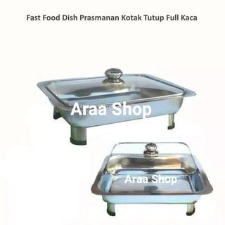 Jual Fast Food Dish 555 SUBRON Tempat Prasmanan Kotak Segi Tutup