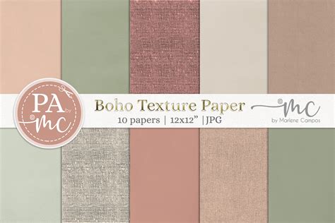 Boho Digital Paper Texture Graphic By Paperart Bymc Creative Fabrica