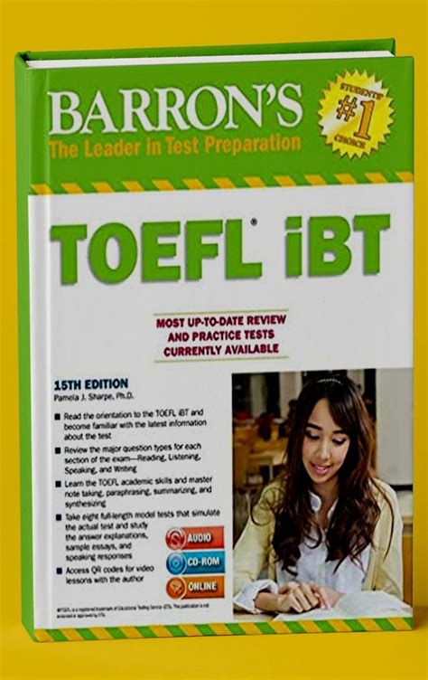 Barron S Toefl Ibt The Th Edition Toefl Toefl Ibt Sample Essay