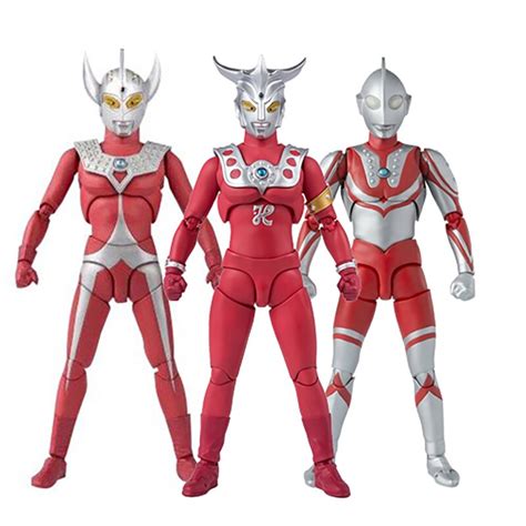 Tamashii Nations S H Figuarts Ginga Ultraman Taro Zoffy And Leo Figures