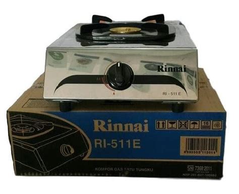 Jual RINNAI Kompor Gas Stainless 1 Tungku RI 511 E Di Lapak MEHER STORE