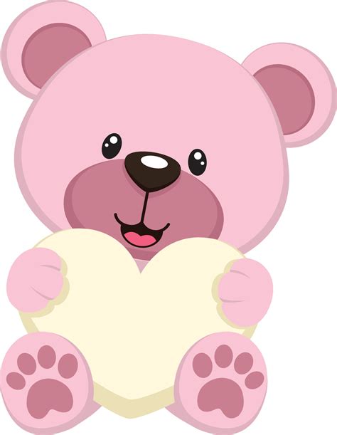 Download Teddy Bear Pink Cartoon Png Image With No Background