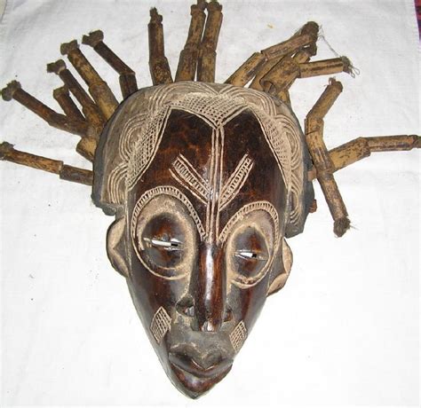 Masque Africain Tchokwe Zaire