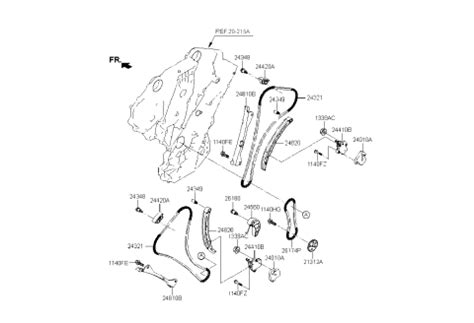 Cga Genuine Kia Tensioner Arm Assembly T