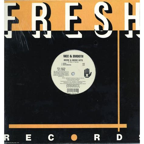 レコードNICE SMOOTH MORE MORE HITS EARLY TO RISE RI 12 US 1997