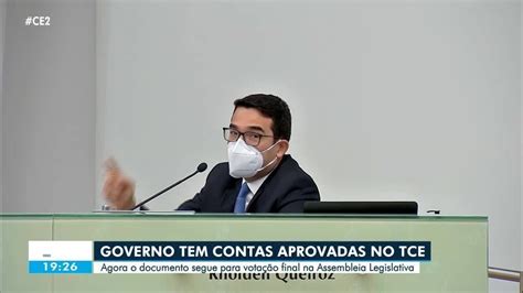 Tce Aprova Contas Do Governo Do Cear Do Ano De E Recomenda