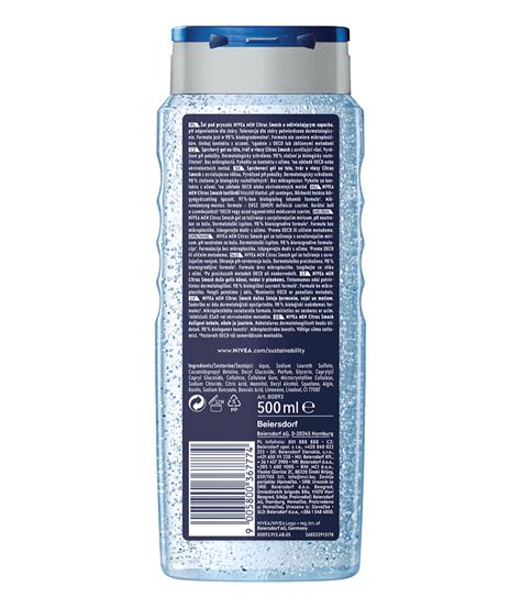 NIVEA MEN Żel pod prysznic Citrus Smash 500ml