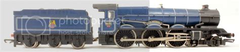 Oo Gauge Hornby R737 Br Express Blue Gwr King Class 4 6 0 Steam Locomotive Ebay