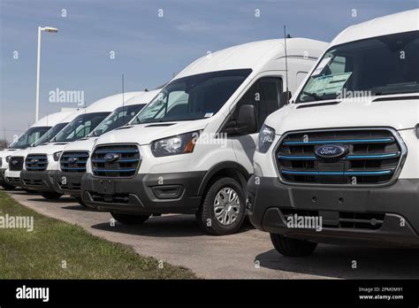 Lafayette Circa April Ford E Transit Cargo Van Display At A