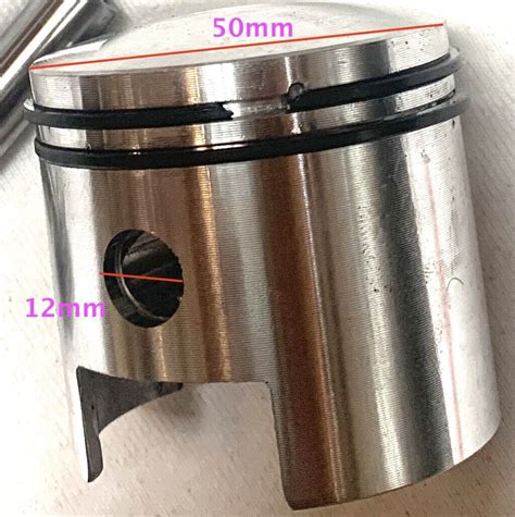 Cc Mm Piston W Rings For Gas Motor Bike Engine Stroke Yd Mm