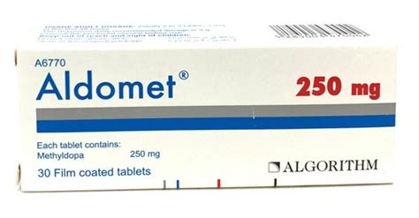 Buy Aldomet 250mg Tablets 30 S Online At Best Prices In Doha Qatar Sunlife Pharmacies Qatar