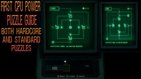 Resident Evil Remake Dissection All Cpu Power Puzzles Youtube