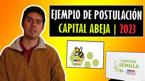 Cómo postular capital semilla o capital abeja 2023 YouTube