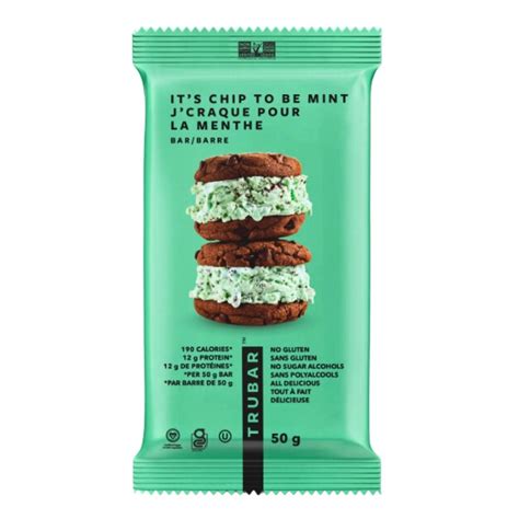 Trubar Protein Bar It’s Mint To Be Chip At Naturamarket