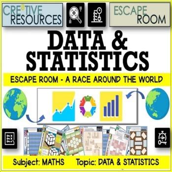 Statistics and Data Escape Room by Cre8tive Resources | TpT