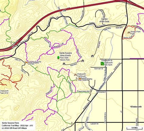 Santa Susana Pass SHP - California Trail Map